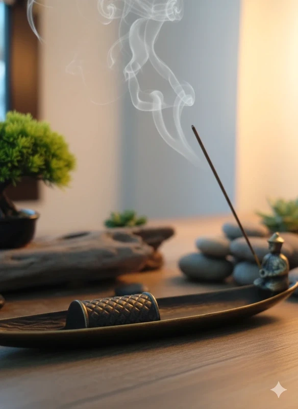 porte encens barque du pêcheur