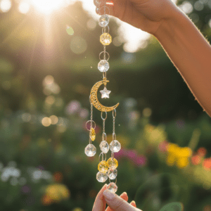 Attrape soleil lune filigrane